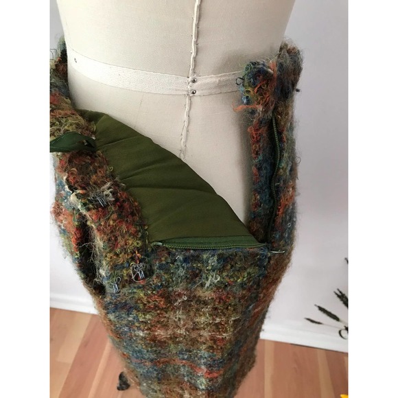 60s Davidow Boucle Plaid Suit Jackie O Skirt Set - Picture 9 of 10